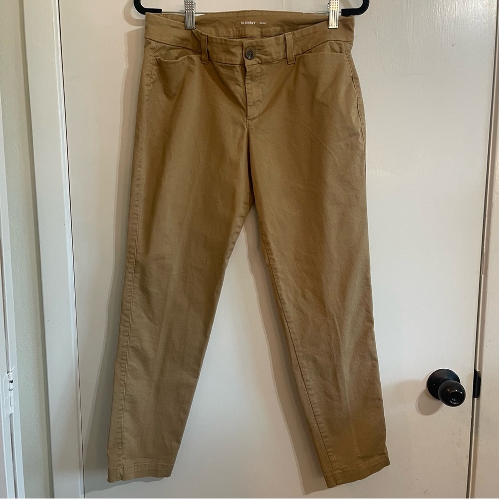 Old Navy Women’s Tan Chinos Classic Skinny 6P